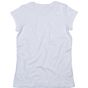 mantis Women's roll Sleeve T white