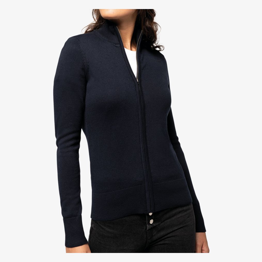 Cardigan zippé femme kariban