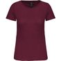 Kariban T-shirt Bio150IC col rond femme wine