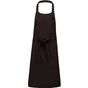 Kariban Tablier polycoton sans poche chocolate