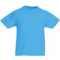 fruit of the loom Original T Kids - bleu_azur - 12/13ans