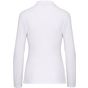 WK Designed To Work Polo manches longues femme white