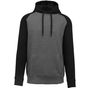 ProAct Sweat-shirt capuche bicolore adulte grey_heather/black