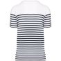 Kariban T-shirt marin col rond Bio homme white/navy_stripe