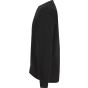 SF Clothing Kids' sustainable fashion curved hem sweat black
