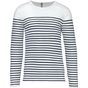 Kariban marinière manches longues homme striped_white/navy
