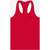 Bella Women's jersey racerback tank red