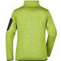 James&Nicholson Ladies´ Knitted Fleece Jacket kiwi_melange/royal