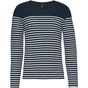 Striped navy/white