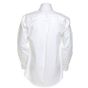 kustom kit Corporate Oxford Shirt LS white