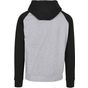 Build Your Brand Basic Basic Raglan Hoody heather_grey/black