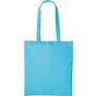 Nutshell Sac de courses en coton avec anses longues turquoise