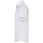 Russell Chemise à chevrons cintrée manches courtes homme white