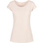 Build Your Brand Basic Ladies Wide Neck Tee pink