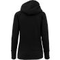Build Your Brand Ladies Cuff Pockets Hoody Black