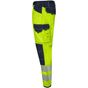 Velilla Pantalon stretch avec genouillères et bandes réfléchissantes navy/fluo_yellow