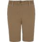 Kariban Bermuda chino fille camel