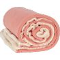 K-up Plaid sherpa praline_rose