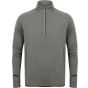 Tombo Long sleeved 1/4 zip top grey_marl