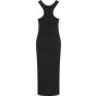 SF Clothing Women´s racer back midi dress black