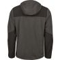 Tee Jays Mountain Hooded Fleece asphalt/black