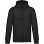 Kariban Sweat-shirt recyclé zippé à capuche unisexe black