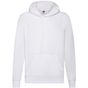 fruit of the loom Lightweight Hooded Sweat white