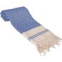A&R Fouta Alanya Hamamzz® Denim blue / Cream