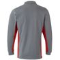 Velilla Polo bicolore manches longues grey/red