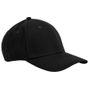 Beechfield Casquette classique 6 panneaux en coton biologique EarthAware black