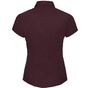 Russell Collection Ladies’ short sleeve fitted stretch shirt port