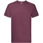 fruit of the loom Super Premium T bordeaux