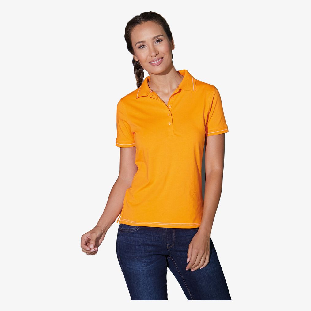 Ladies' Elastic Polo James&Nicholson