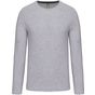 Kariban T-shirt homme manches longues encolure ronde oxford_grey