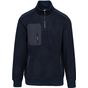 WK Designed To Work Polaire écoresponsable col zippé unisexe navy