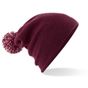 Beechfield Bonnet Snowstar® burgundy/off_white