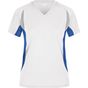 James&Nicholson Ladies' Running-T white/royal