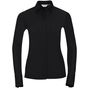 Russell Collection Ladies’ long sleeve fitted ultimate stretch shirt black