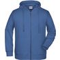 James&Nicholson Men´s Zip-Hoody light_denim_melange