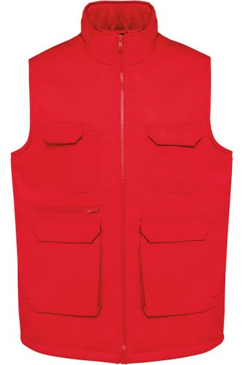 Image produit Gilet polycoton multipoches rembourré unisexe