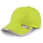 result Casquette avec bordures réfléchissantes jaune
