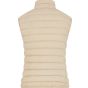 New Morning Studios Ladies light puffer vest sand