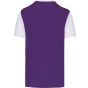 ProAct Maillot manches courtes bicolore unisexe sporty_purple/white