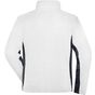 James&Nicholson Men´s Workwear Fleece Jacket -STRONG- white/carbon