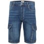 Velilla Bermuda denim stretch multipoches jean_blue