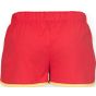 SF Clothing Women´s retro shorts red/yellow