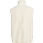 Build Your Brand Bonded Sherpa Vest white_sand