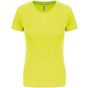 ProAct T-shirt sport manches courtes femme  fluorescent_yellow