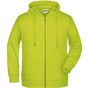 James&Nicholson Men´s Zip-Hoody acid_yellow