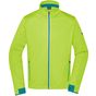 James&Nicholson Men´s Sports Softshell Jacket bright_yellow/bright_blue